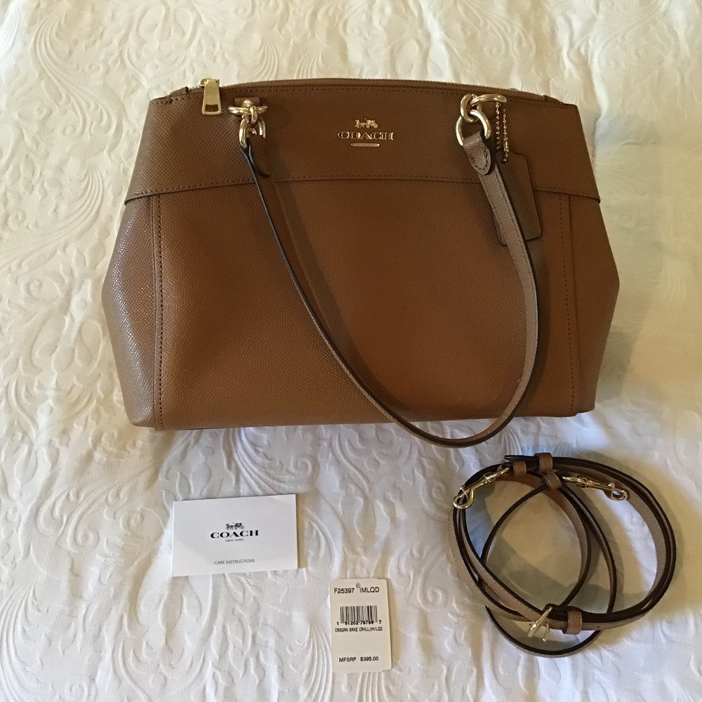COACH Brooke Christie Light Saddle Handbag